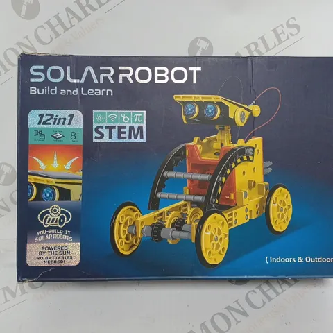 BOXED SOLAR ROBOT BUILD AND LEARN 12 IN 1