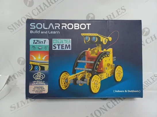 BOXED SOLAR ROBOT BUILD AND LEARN 12 IN 1