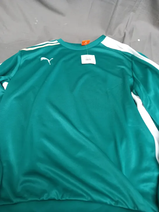 PUMA EMERAL GREEN SWEATSHIRT - UK XXL