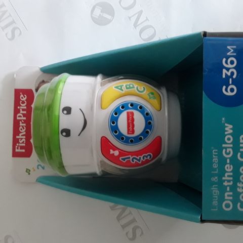 APPROXIMATELY 8 BRAND NEW FISHER PRICE LAUGH AND LEARN ON THE GLOW COFFEE CUPS