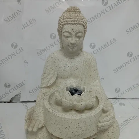 BOXED OUTDOOR BUDDHA THEMED GARDEN ORNAMENT