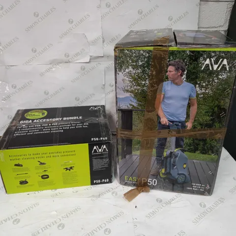 AVA EASY P50 PRESSURE WASHER WITH GIGA BUNDLE ACCESSORY PACK