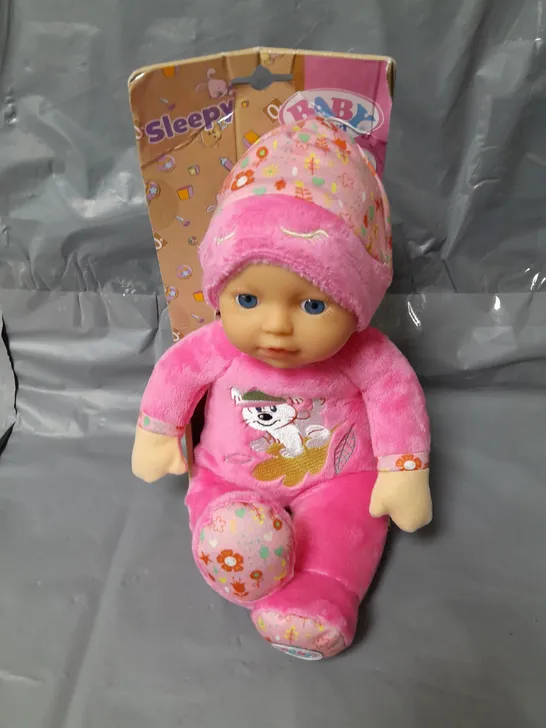 BABY BORN SLEEPY FOR BABIES PINK - 30CM