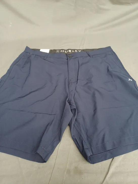 HURLEY ALL DAY HYBRID SHORTS IN NAVY - SIZE 38