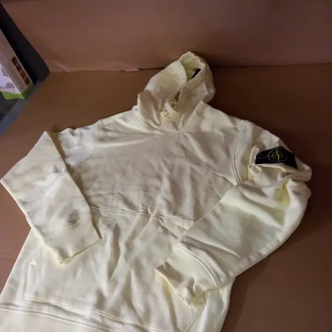 STONE ISLAND HOODIE IN YELLOW SIZE UNSPECIFIED