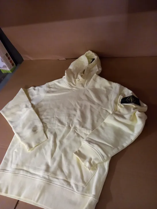 STONE ISLAND HOODIE IN YELLOW SIZE UNSPECIFIED