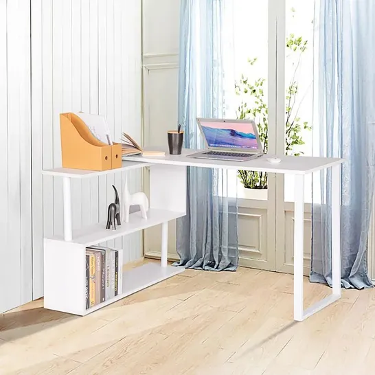 BOXED JALYSA L-SHAPED COMPUTER DESK 