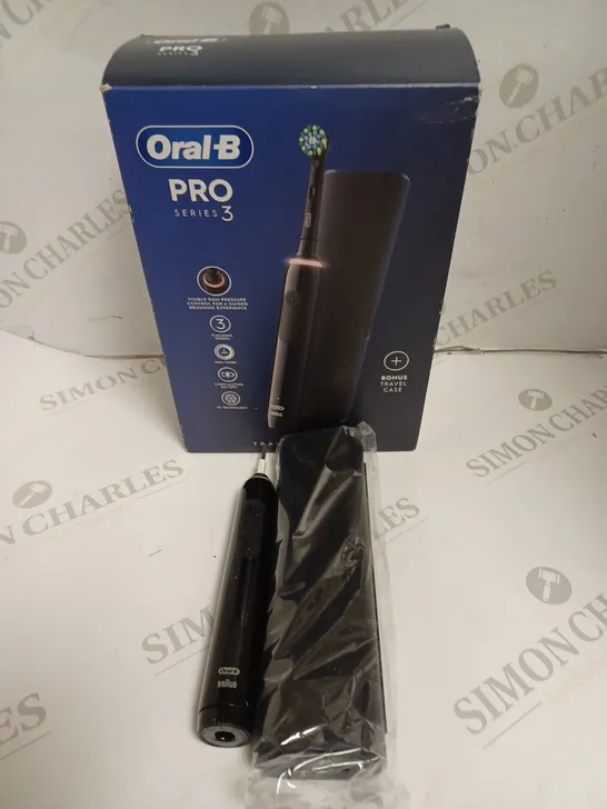 BOXED ORAL-B PRO SERIES 3 ELECTRIC TOOTHBRUSH 