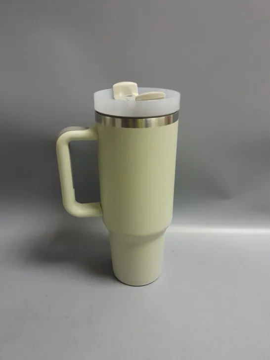 BOXED TALL DRINKING FLASK WITH STRAW