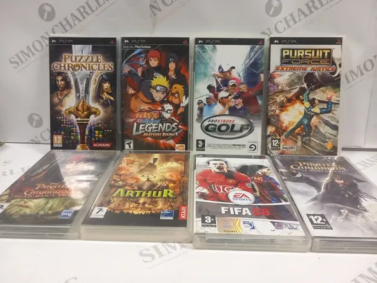 APPROXIMATELY 13 ASSORTED PSP VIDEO GAMES