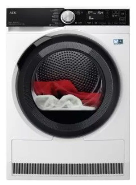 AEG PROSTEAM LFR74944UD 9 KG 1400 RPM WASHING MACHINE - WHITE & BLACK