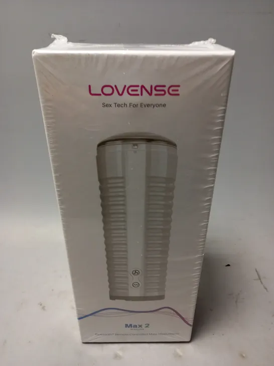 BOXED AND SEALED LOVENSE MAX 2 BLUETTOTH REMOTE-CONTROLLED MALE MATURBATOR