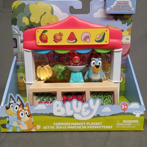 BLUEY FARMERS MARKET PLAYSET AGES 3+