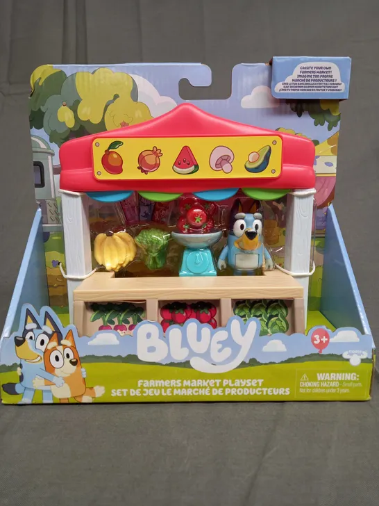BLUEY FARMERS MARKET PLAYSET AGES 3+