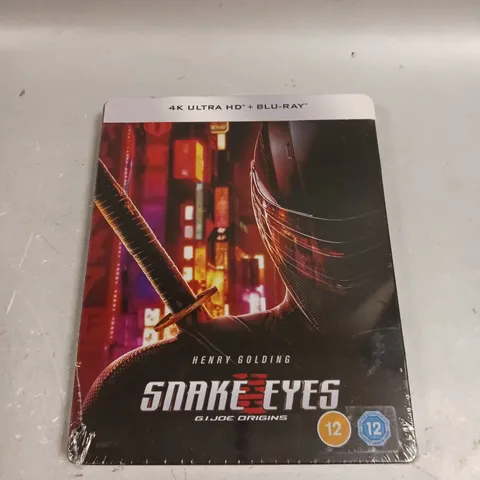 SEALED SNAKE EYES 4K BLU-RAY 