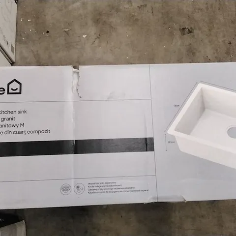 BOXED SORREL MEDIUM COMPOSITE QUARTZ KITCHEN SINK