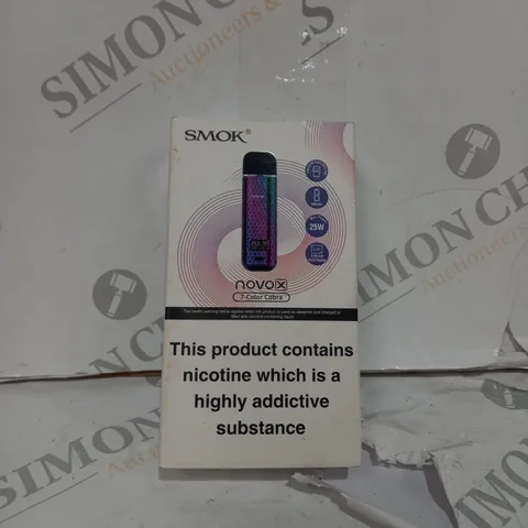 BOXED SMOK NOVO X 7 COLOUR COBRA 