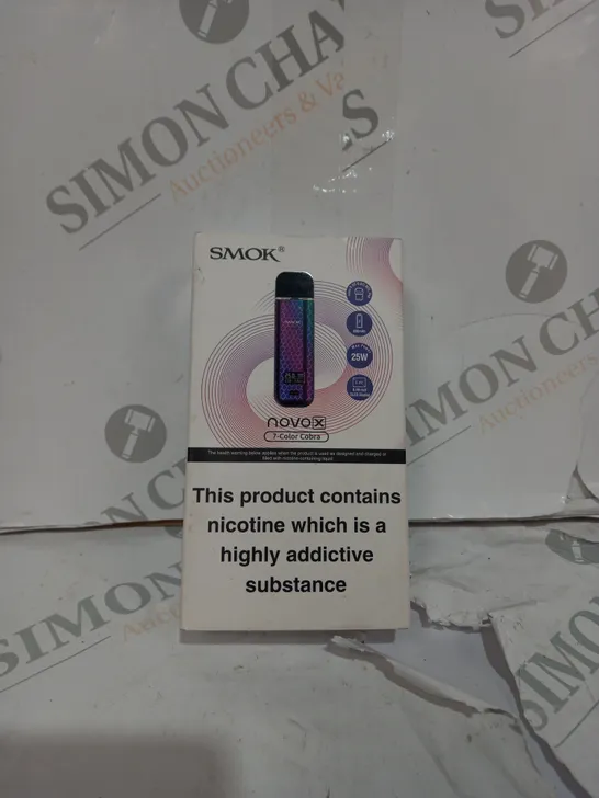 BOXED SMOK NOVO X 7 COLOUR COBRA 