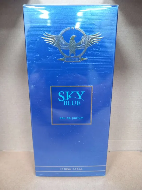 BOXED AND SEALED LUMINARY SKY BLUE EAU DE PARFUM 100ML