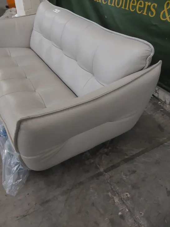 DESIGNER ITALIAN MADE SEVILLE 3 SEATER LEATHER SOFA 