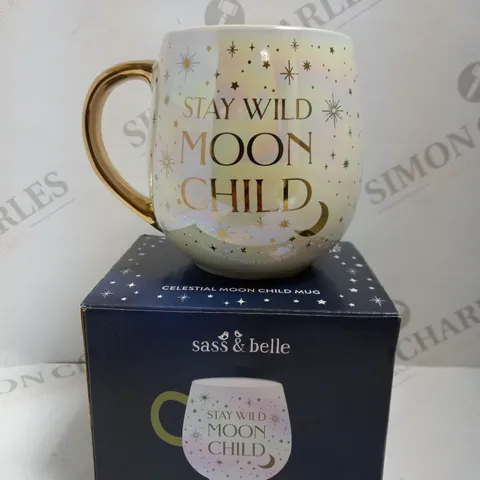 SASS&BELLE CELESTIAL MOON CHILD MUG