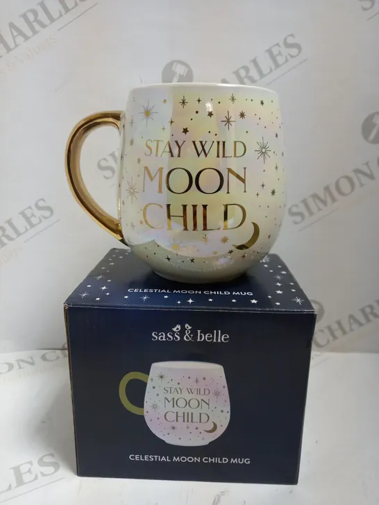 SASS&BELLE CELESTIAL MOON CHILD MUG