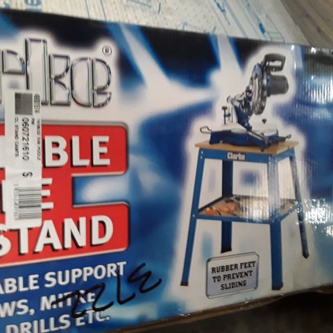BOXED CLARKE ADJUSTIBLE MACHINE TOOL STAND 