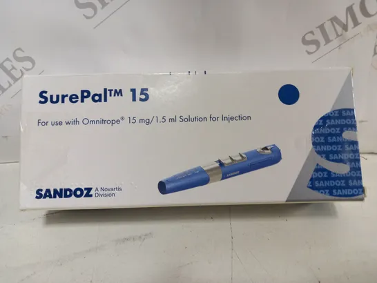 BOXED SUREPAL 15 FOR USE WITH OMNITROPE 15MG SOLUTION FOR INJECTION