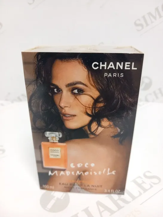 BOXED AND SEALED CHANEL PARIS COCO MADEMOISELLE L'EAU PRIVEE EAU POUR LA NUIT NIGHT FRAGRANCE 100ML