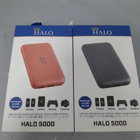 BOXED HALO 5000MAH PORTABLE CHARGERS