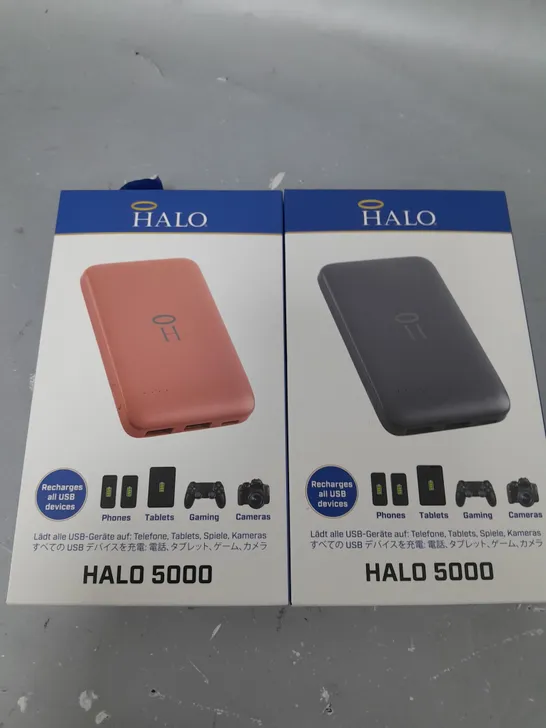 BOXED HALO 5000MAH PORTABLE CHARGERS