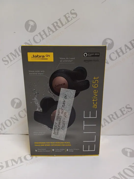 BOXED JABRA ELITE ACTIVE 65T EARBUDS