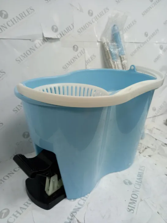 SPIN MOP AND BUCKET IN BLUE