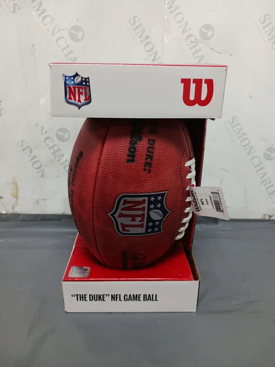 NFL - THE OFFICIAL GAME BALL SINCE 1941 - THE DUKE NFL GAME BALL