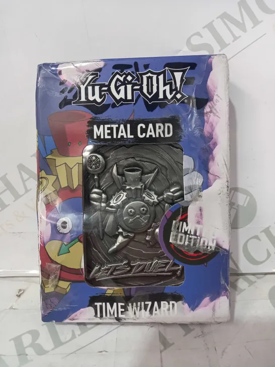 YU-GI-OH LIMITED EDITION METAL CARD - TIME WIZARD