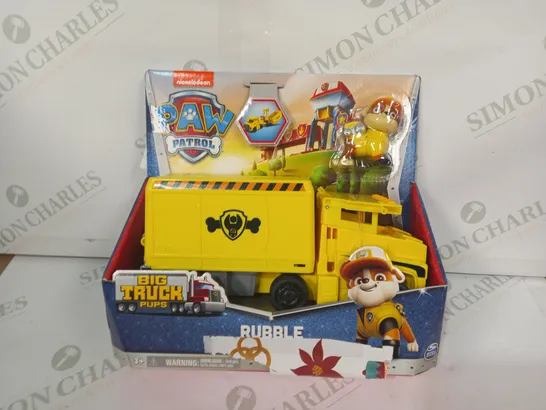 PAW PATROL BIG TRUCK PUPS - RUBBLE