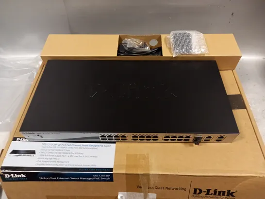 BOXED D-LINK DES-1210-28P 28-PORT POE SWITCH