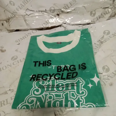 BOX OF BRAND NEW LARGE COTTON ON GREEN XMAS THEMED T SHIRTS 