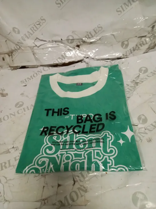 BOX OF BRAND NEW 3XL COTTON ON GREEN XMAS THEMED T SHIRTS 