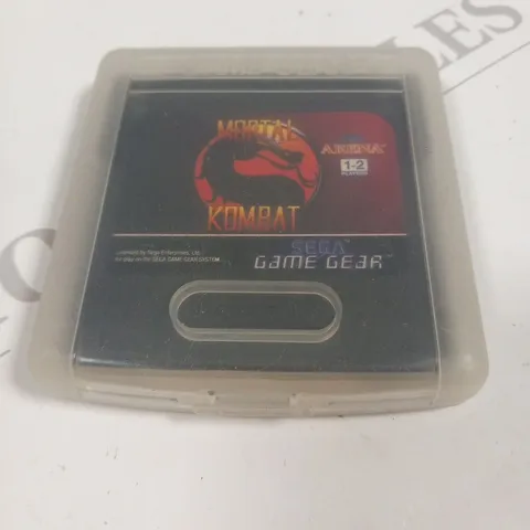 SEGA GAME GEAR MORTAL KOMBAT