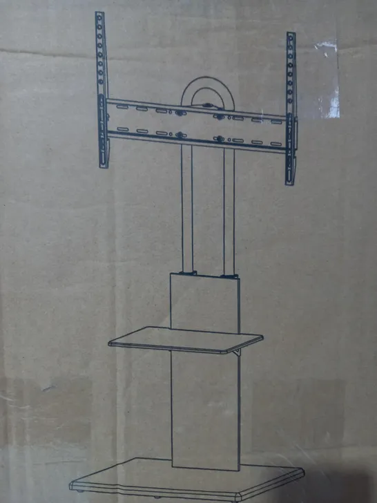 BOXED TTAP FS-2 TV FLOOR STAND IN BLACK 