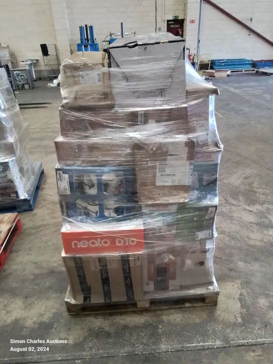 PALLET OF APPROXIMATELY 31 UNPROCESSED RAW RETURN HOUSEHOLD AND ELECTRICAL GOODS TO INCLUDE;