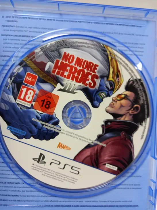 PLAYSTATION 5 NO MORE HEROES 3 VIDEO GAME 