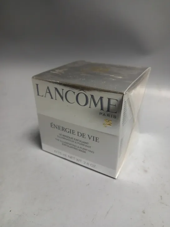 BOXED AND SEALED  LANCOME ILLUMINATIONG & PURIFYING EXFOLIATING MASK 75ML