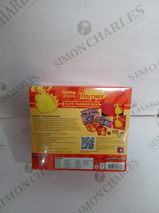 SEALED POKEMON TCG: SWORD & SHIELD VIVID VOLTAGE ELITE TRAINER BOX