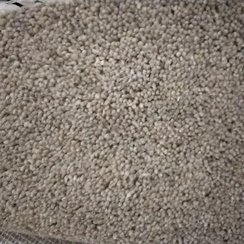 ROLL OF QUALITY CARPET RUNNER LIGHT BROWN APPROXIMATELY 1.5M X SIZE UNSPECIFIED