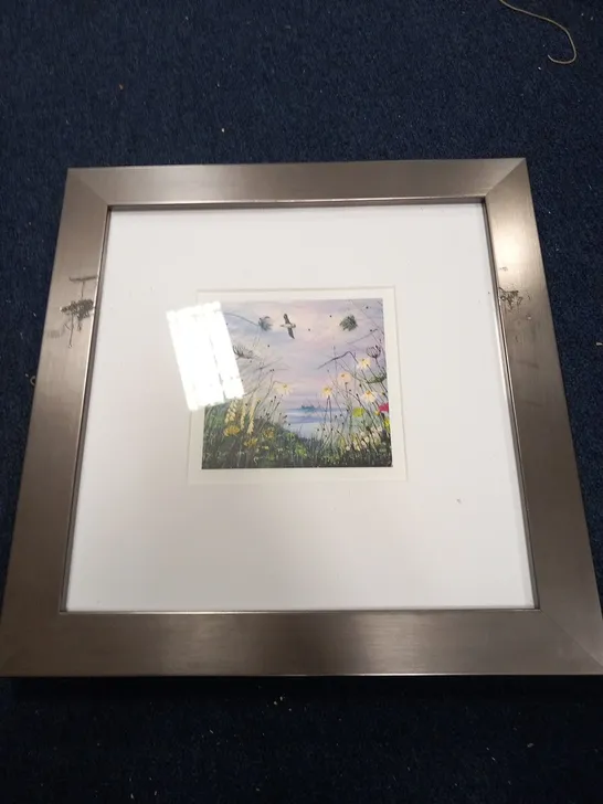 FRAMED SUMMER FLIGHT BY PAM MCKENZIE MIXED MEDIA ON CANVAS