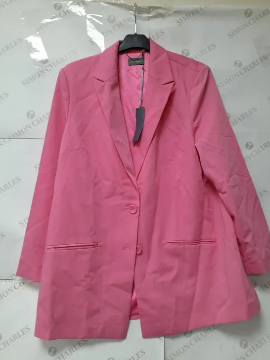 RUTH LANGSFORD LADIES DRESS JACKET PINK SIZE 20