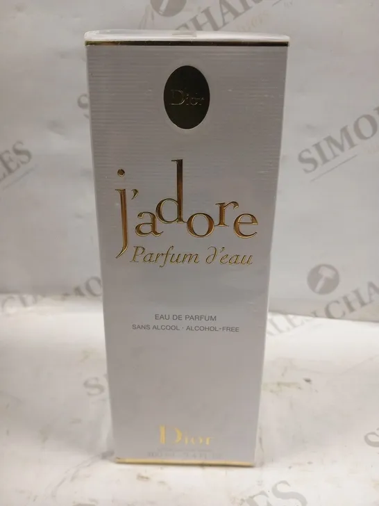 BOXED AND SEALED DIOR JADORE PARFUM D'EAU EAU DE PARFUM 100ML