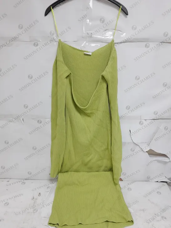 KIWI & CO CURATED LIME DRESS SIZE LARGE 